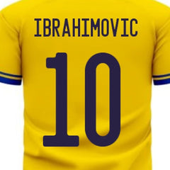 Next Print Ibrahimovic Jersey 10 Number National Jersey Football Jerseys Men's Home New