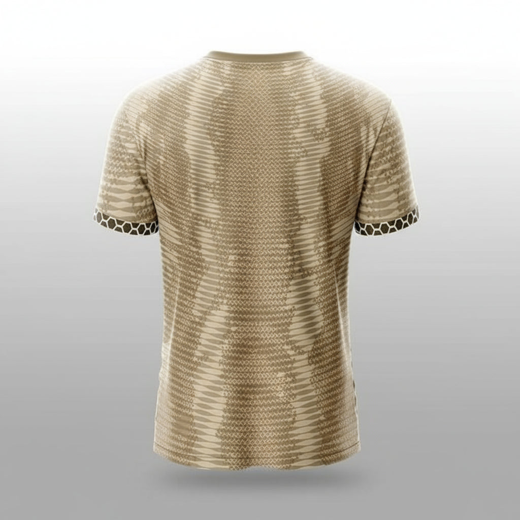 Next Print Desert Viper Sports Jersey – Custom Name & Number | Kids, Men, Women Sizes 2Y to 4XL | Football, Cricket, E-Sports Jersey | Breathable Fabric | Premium Sublimation Print Beige