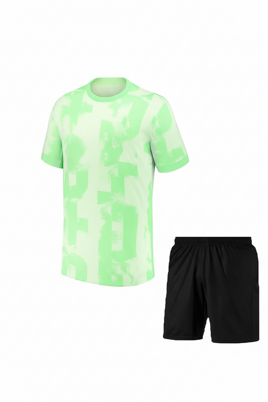 NextPrint Lamine Yamal #19 Barcelona Football Jersey Set – T-Shirt & Shorts Kit for Boys