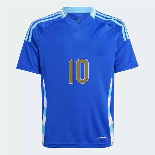Next Print  Lionel Messi Jersey 10 Number National Football Jerseys Team Men's Away