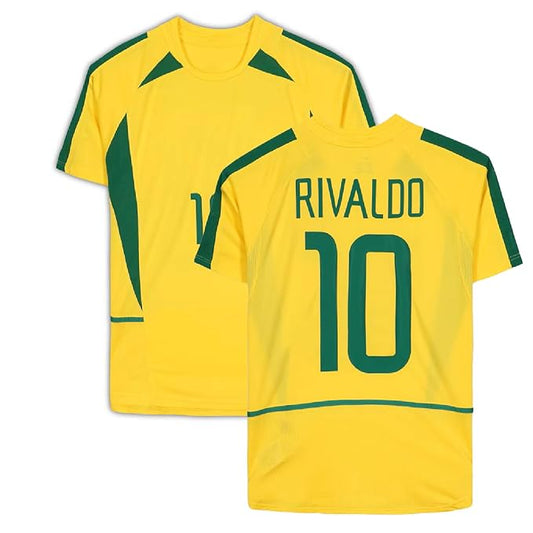 Rivaldo Jersey Legend Jersey 10 Number Famous Old Legend National Football Jerseys Team Men's Home