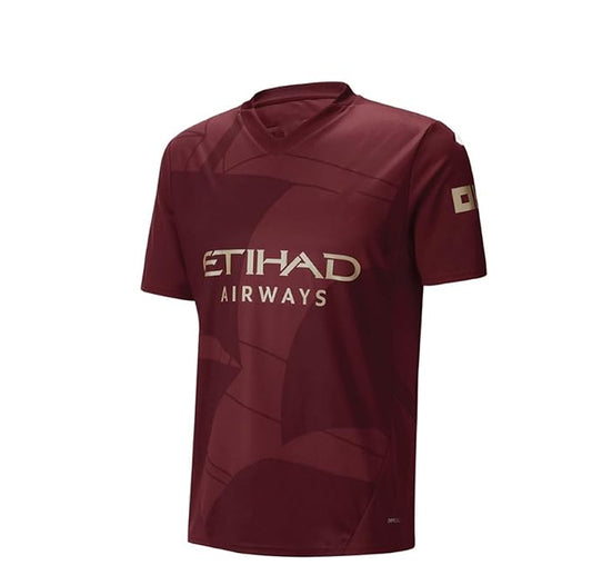 Next Print Grelish Jersey 10 Number City Football Jerseys Club Team Men's Away Jersey New 2024/2025