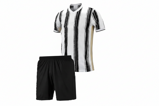 NextPrint Ronaldo #7 Football Jersey Set with Shorts – Soccer Kit for Kids, Boys & Men