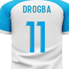 Next Print Drogba Jersey Legend Jersey 11 Number Club Football Jerseys Team Men's Away Old