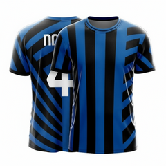 Next Print Inter Milan Custom Polyester Round NeckFootball Club Jersey Personalize with Name & Number | Sports T-Shirt