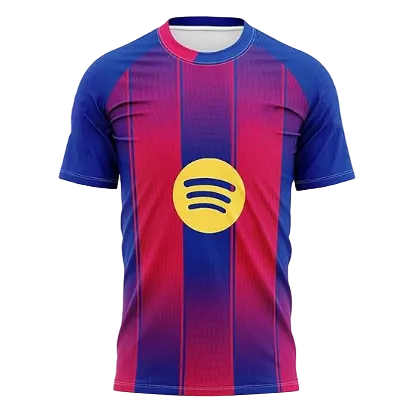 NextPrint Lamine Yamal #19 Barcelona Home Jersey Set – Football Kit with Shorts for Kids, Boys & Men
