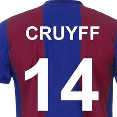 Next Print Cruyff Jersey Famous Club Jersey Old 14 Number Football Jerseys Club Team Men's Home