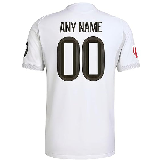 Next Print 2025/26 White Customized Football Jersey – Personalized Name & Number | Premium Dry-Fit Soccer T-Shirt for Men & Women | NextPrint India