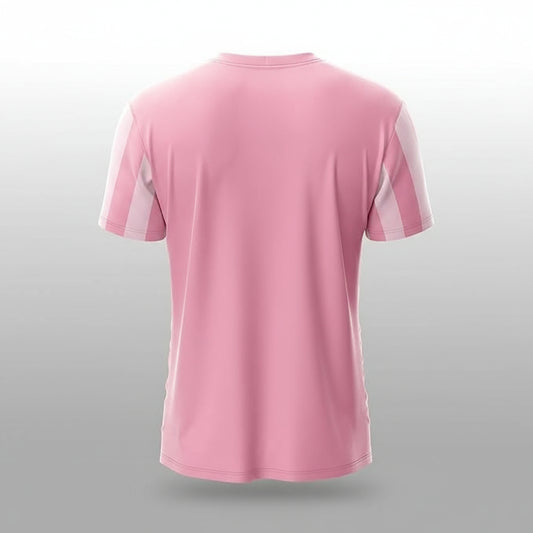 Next Print 25/26 Pink Personalized Home Football Jersey | Custom Name & Number Fan Team Shirt | Lightweight Dry-Fit Unisex Event Sports Top Men Women Kids | Group Gifting Comfort Kit India