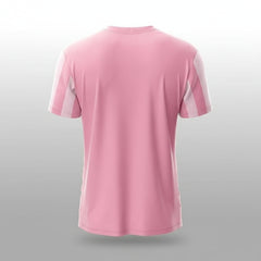 Next Print 25/26 Pink Personalized Home Football Jersey | Custom Name & Number Fan Team Shirt | Lightweight Dry-Fit Unisex Event Sports Top Men Women Kids | Group Gifting Comfort Kit India