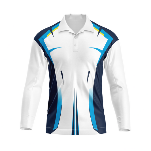 Next Print Polo Neck White Customized Jersey NP00001A61