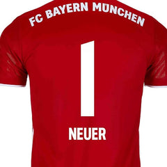 Next Print Neuer Jersey New Club Bayern Jersey 1 Number Football Jerseys Men's Home