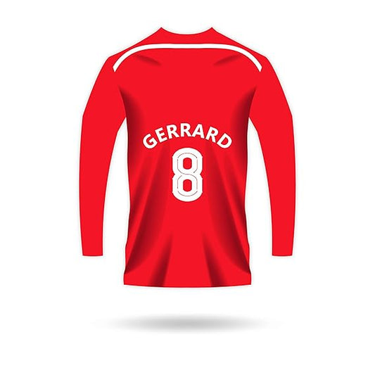 NextPrint Steven Gerrard #8 Liverpool Home Full Sleeve Jersey – Men’s Premium Football Shirt