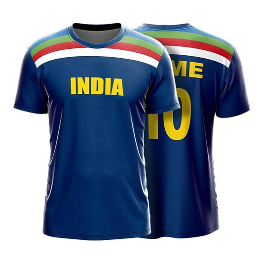 NextPrint India World Cup Jersey Collection CWC 2024-25 | Customised Cricket Jersey with Name & Number | Sizes 2Y to 4XL | Men, Women & Kids | Breathable Sportswear for Fans T-Shirt