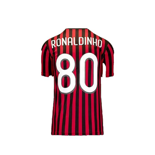 Next Print Ronaldinho Jersey Legend Jersey 80 Number Football Jersey