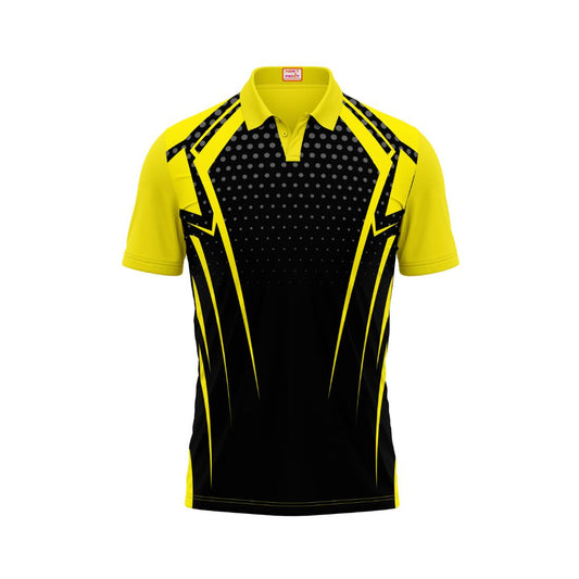Next Print Customised Polo Neck Yellow Jersey NPTS57