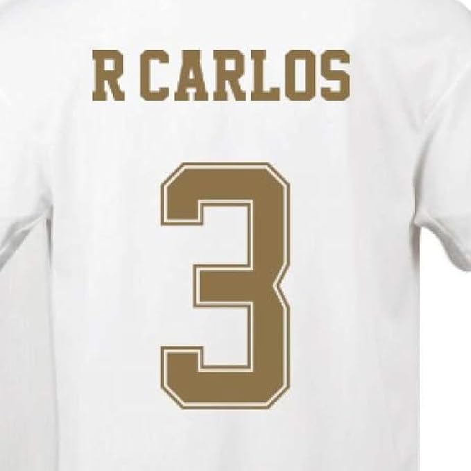 Roberto Carlos Jersey 3 Number Legends Jersey Football Jerseys Club Team Men's Home