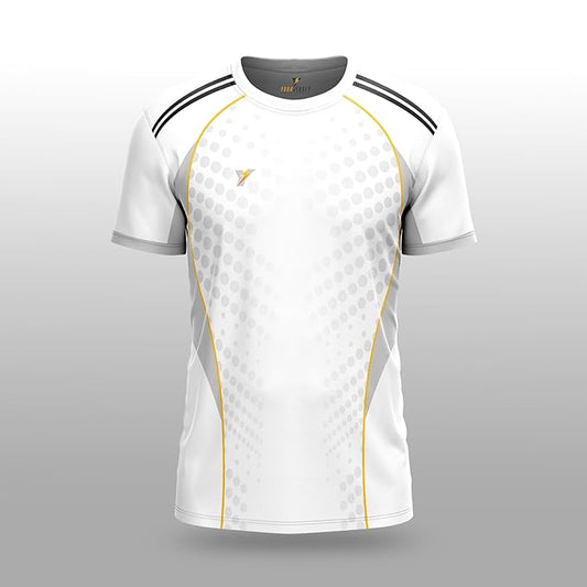 Next Print 2025/26 Personalized Home Football Jersey | Custom Name & Number Club Team Fan Shirt | Lightweight Dry-Fit Unisex Sportswear Men Women Kids | Group Gifting Summer Sports Top India White