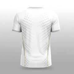 Next Print 2025/26 Personalized Home Football Jersey | Custom Name & Number Club Team Fan Shirt | Lightweight Dry-Fit Unisex Sportswear Men Women Kids | Group Gifting Summer Sports Top India White