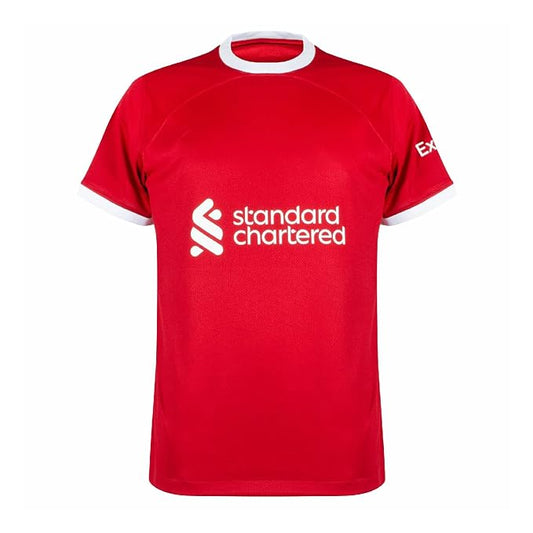Next Print Virgil Jersey Liv Pool Jersey Pl Team Jersey Van Dijik 4 Number Football Jerseys Club Team Men's Home Jersey