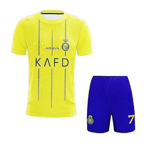 NextPrint Kylian Mbappé Football Jersey Set – Home & Away Kit with Shorts for Kids, Boys & Men