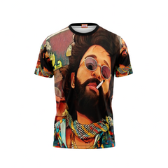 Next Print Allu Arjun Pushpa  Printed T-Shirt.