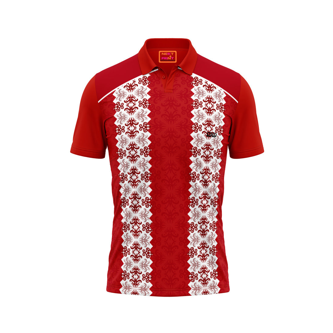 Red Polo Neck Half Sleeve T Shirt NextprintrA150