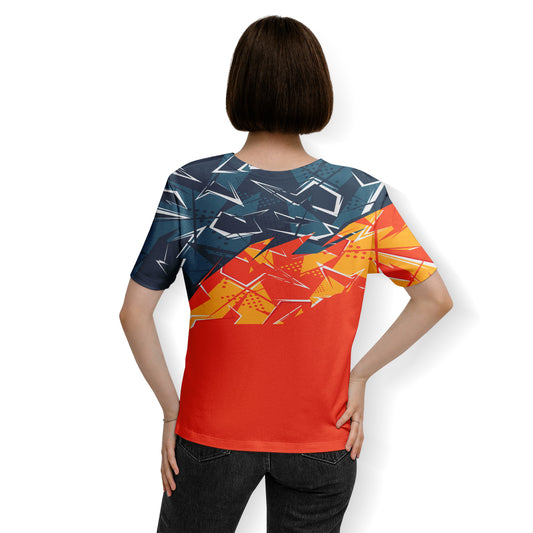 Next Print Round Neck All Over Printed Sports Jersey  - NPD1889