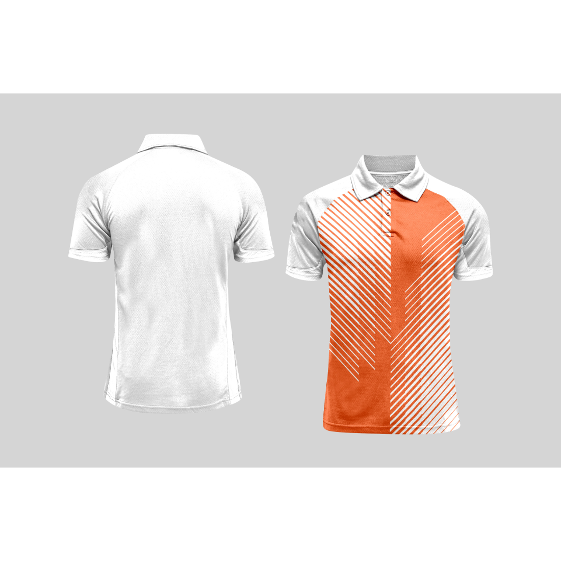 Next Print Cricket Polo Half White Customized Jersey NPCWH00A66