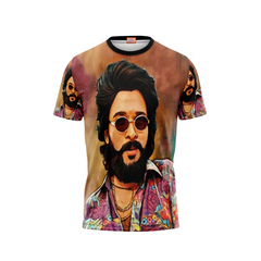 Next Print Allu Arjun Pushpa  Printed T-Shirt.