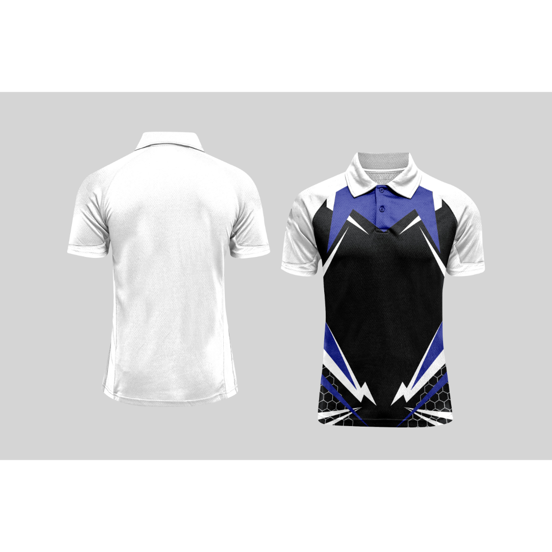 Next Print Cricket Polo Half White Customized Jersey NPCWH00A67