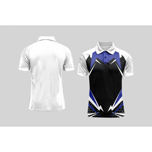 Next Print Cricket Polo Half White Customized Jersey NPCWH00A67