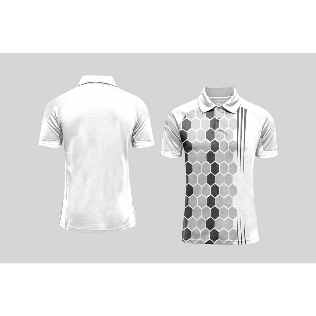 Next Print Cricket Polo Half White Customized Jersey NPCWH00A68