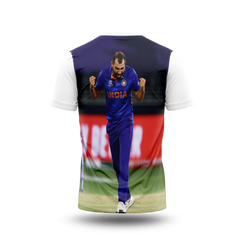 Mohammed Shami Photo Printed T-Shirt.