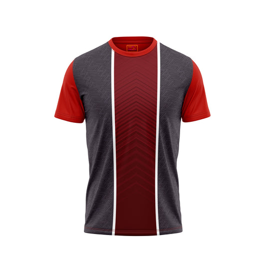 Red Round Neck Half Sleeve Tshirt Nextprintr19
