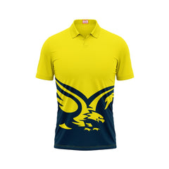 Next Print Customised Polo Neck Yellow Jersey NPTS55
