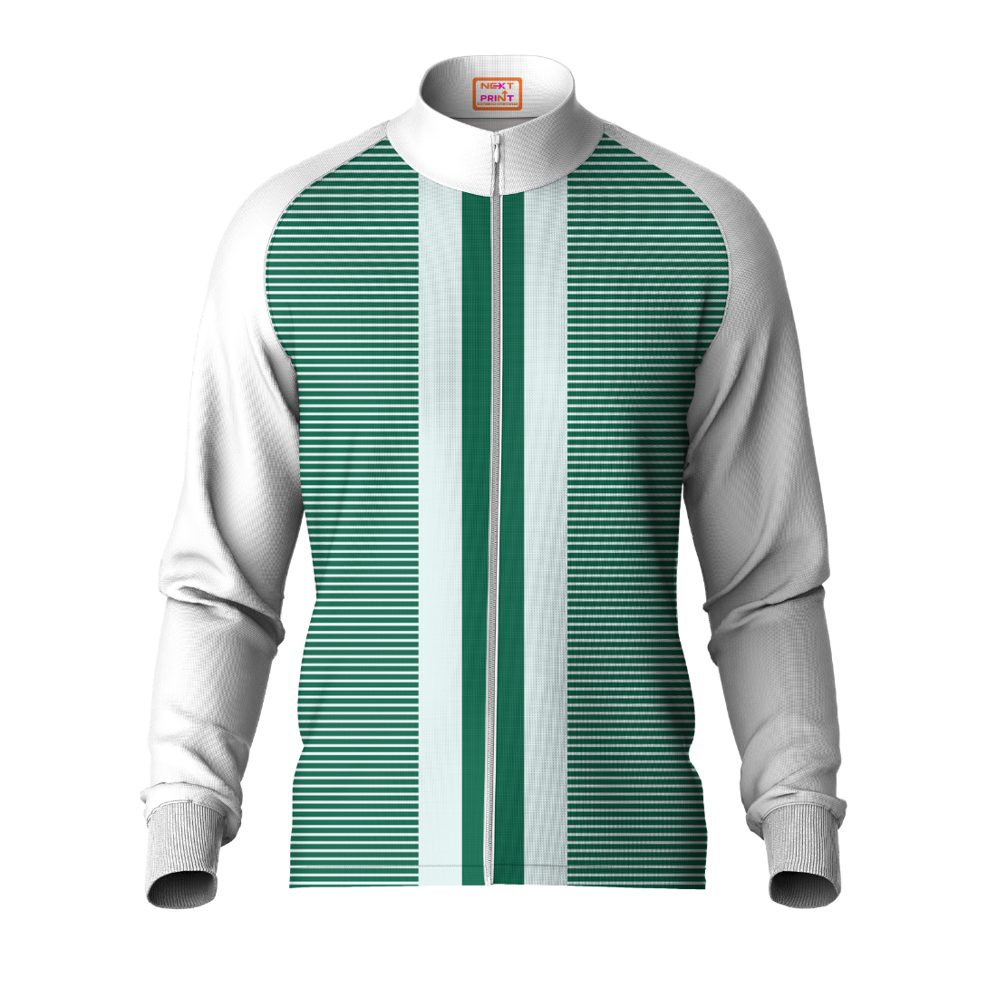 Next Print Printed White Jacket.