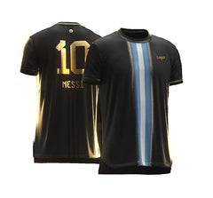 NextPrint Messi #10 Argentina Home Jersey Set – Football Kit with Shorts for Kids, Boys & Men