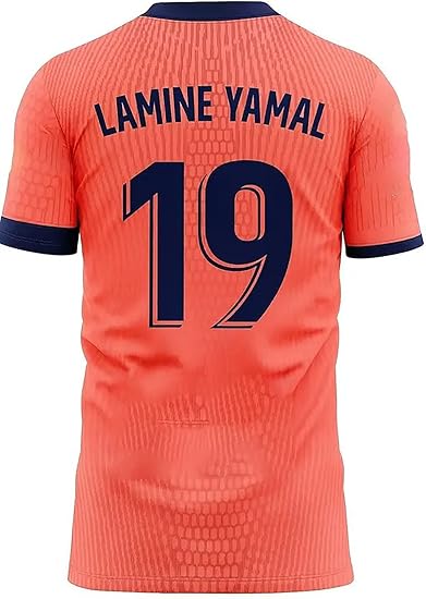 NextPrint Lamine Yamal #19 Barcelona Home, Away & Third Kit Jersey – Football Shirt for Kids, Boys & Men