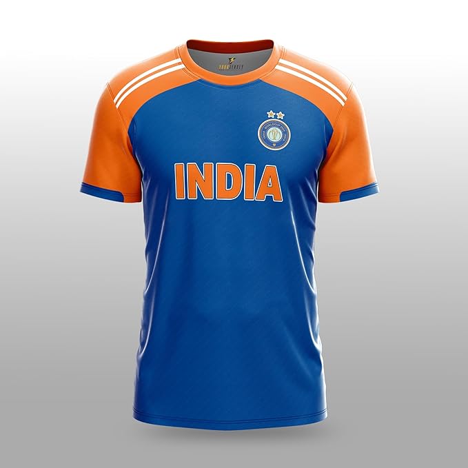 NextPrint India World Cup Jersey Collection CWC T20 2024 | Customised Cricket Jersey with Name & Number | Sizes 2Y to 4XL | Men, Women & Kids | Breathable Sportswear for Fans T-Shirt (Copy)