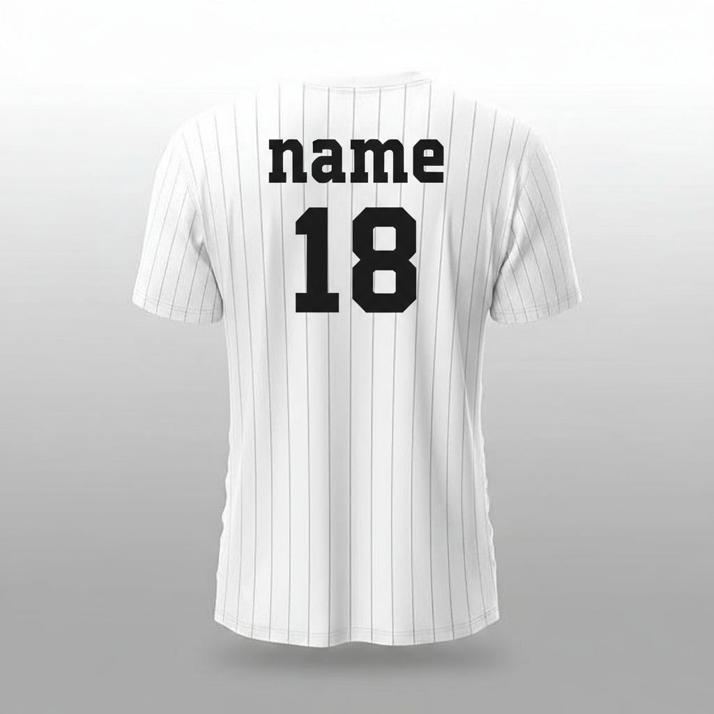 Next Print Artistic Sketch Football Jersey | Personalized Name & Number Custom Fan Shirt | White Dry-Fit Unisex Teamwear | Lightweight Collector Soccer Top Men Women Kids | Tribute Gifting Sports Art India