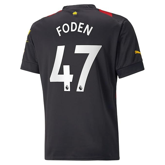 Next Print  Foden Jersey 47 Number City Football Jerseys New Club Team Men's Away Jersey