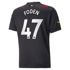 Next Print  Foden Jersey 47 Number City Football Jerseys New Club Team Men's Away Jersey
