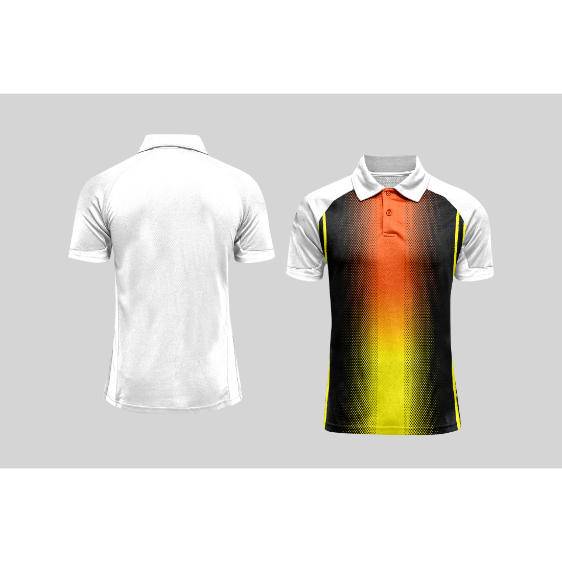 Next Print Cricket Polo Half White Customized Jersey NPCWH00A71