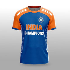 NextPrint India World Cup Jersey Collection CWC T20 2024 Champions | Customised Cricket Jersey with Name & Number | Sizes 2Y to 4XL | Men, Women & Kids | Breathable Sportswear for Fans T-Shirt