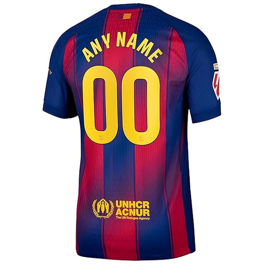 Next Print Barca Style Customized Football Jersey with Shorts – Personalized Name & Number | Premium Dry-Fit Kit for Men & Women | NextPrint India