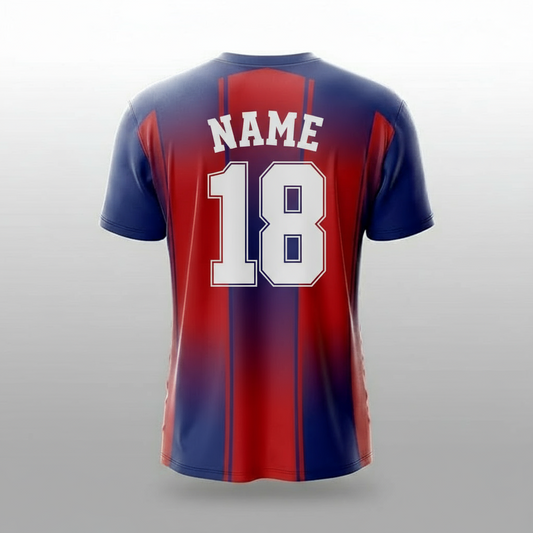 Next Print FC-BARCE 2025/26 Stadium Home Football Jersey with Custom Name & Number | Breathable Fabric | Eco Sublimation | Sizes 2Y to 4XL for Kids, Men & Women | Inspired Replica Fanwear