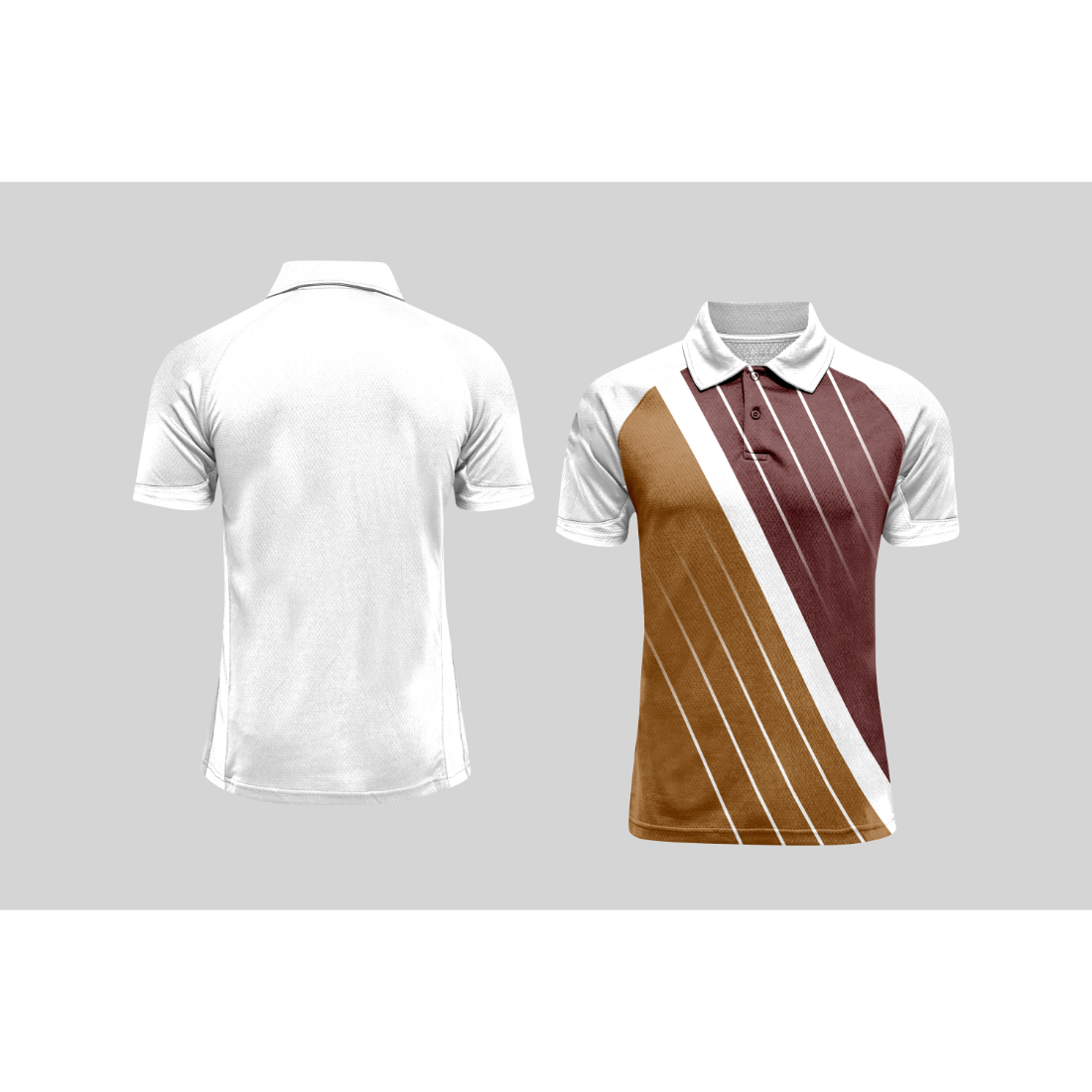 Next Print Cricket Polo Half White Customized Jersey NPCWH00A72