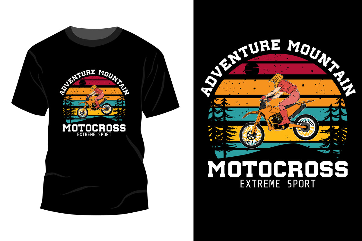 Adventure Mountain Motocross Extreme Sport