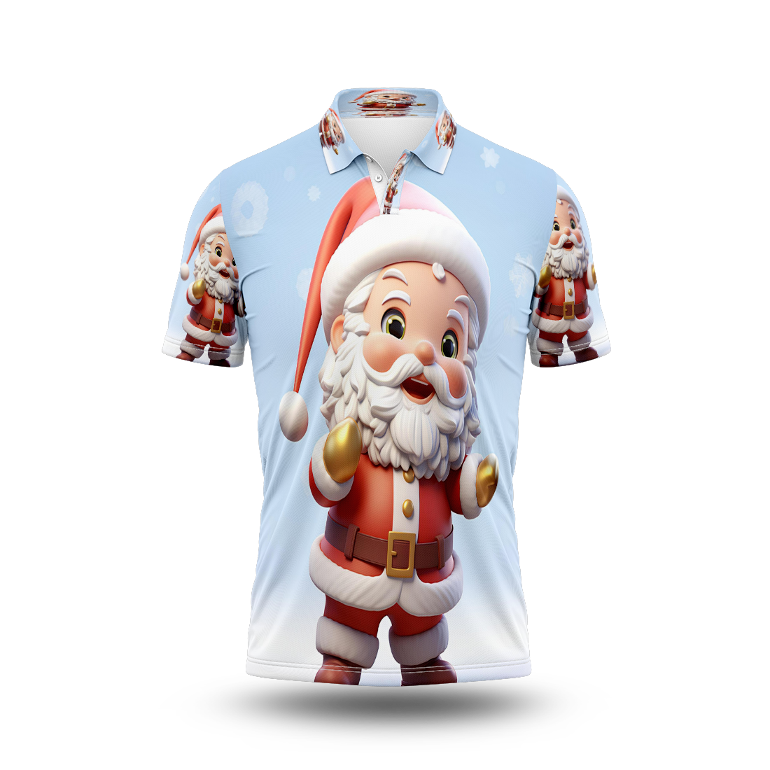 Santa Printed T-Shirt.